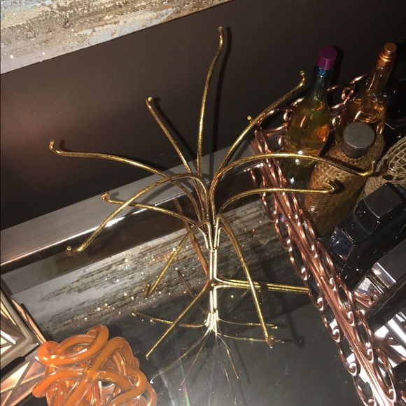 New Never Used Antique Gold Color Jewelry Tree - Picture 2 of 3